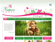 Tablet Screenshot of naturecures.com.au